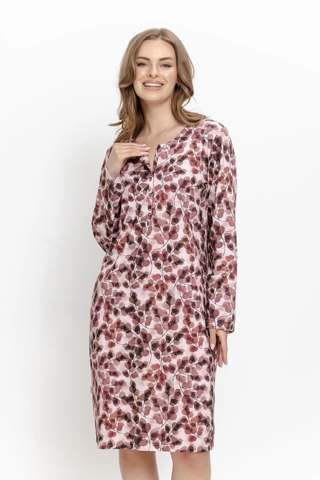 3635 - ardenia - camicia da notte donna per allattamento