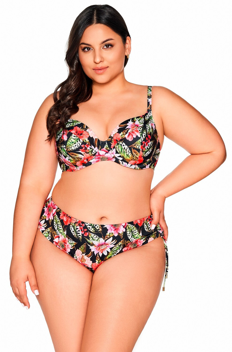3-Biustonosz kąpielowy full cup Ava SK 218 Floral floral-3