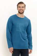 3672 - rafael - pigiama da uomo in cotone con maglia