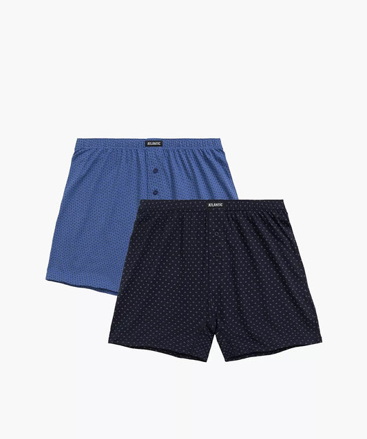 1-Bokserki Atlantic 2MBX-059 A'2 S-3XL niebieski-granatowy-1