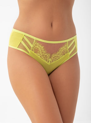 2-Figi Gorsenia K 498/2 Paradise Brazyliany S-2XL limonkowy-2
