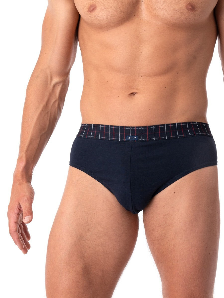 2-Slipy Key MPP 407 B25 A'2 M-2XL granatowy-szary-2
