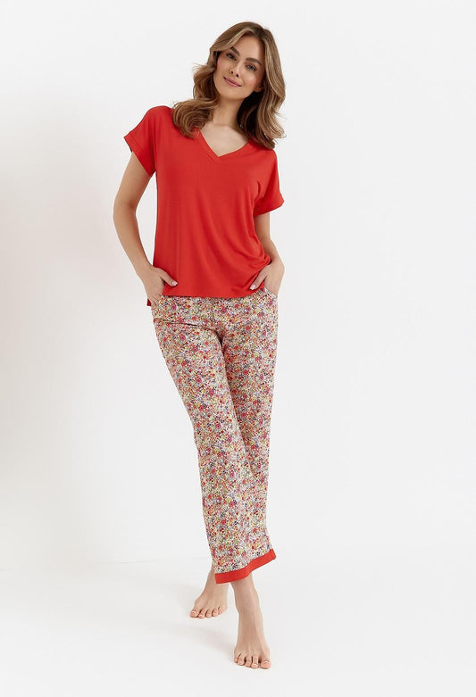 1-Piżama Cana 453 kr/r S-XL czerwony-1