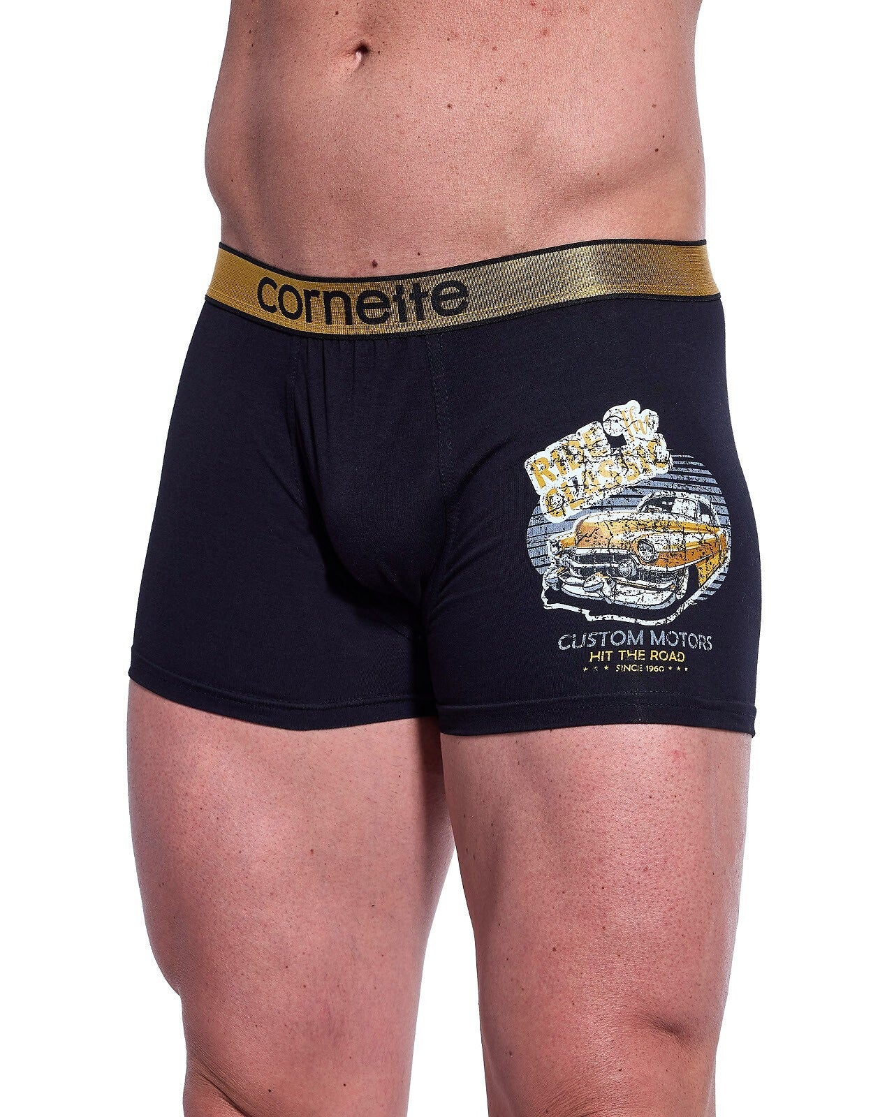 1-Bokserki Cornette Tattoo 280/239 Ride The Classic S-2XL czarny-1