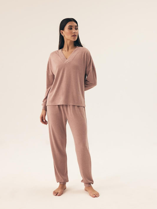 1-Piżama Henderson Ladies 43017 Boar dł/r S-2XL sand-1