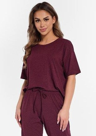 2-Piżama Cornette 849/323 Angie kr/r S-2XL claret-2