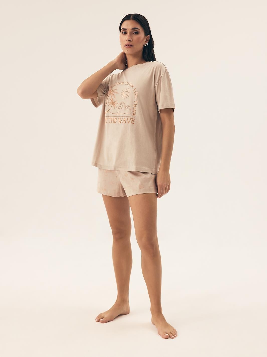 3-Piżama Henderson Ladies 42672 Nules kr/r S-2XL nude-3