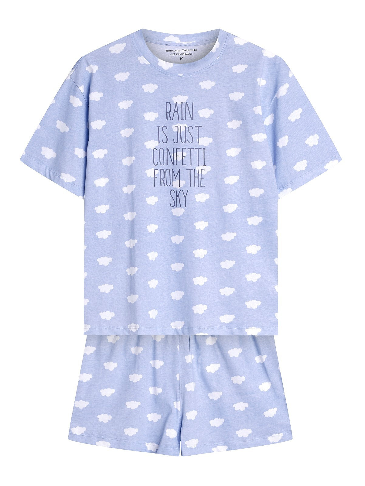 2-Piżama Henderson Ladies 42732 Nubes kr/r S-XL pale blue-2