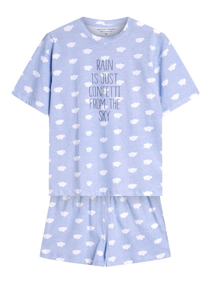 2-Piżama Henderson Ladies 42732 Nubes kr/r S-XL pale blue-2