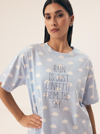 3-Piżama Henderson Ladies 42732 Nubes kr/r S-XL pale blue-3