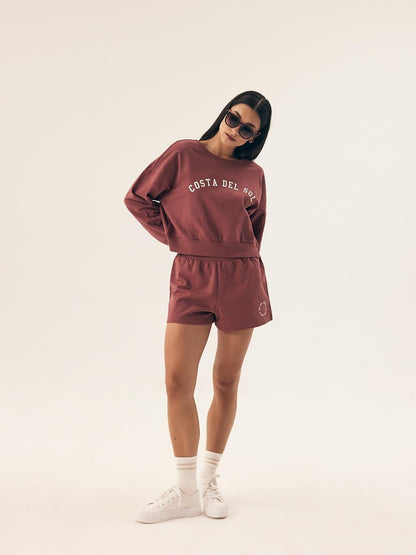 7-Piżama Henderson Ladies 42772 Nimes dł/r S-XL maroon-7