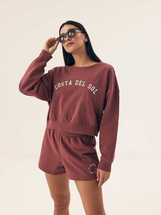 1-Piżama Henderson Ladies 42772 Nimes dł/r S-XL maroon-1