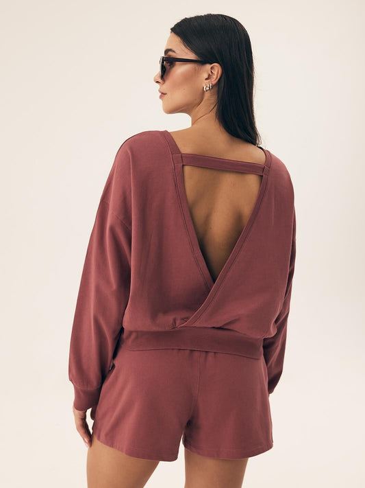 2-Piżama Henderson Ladies 42772 Nimes dł/r S-XL maroon-2