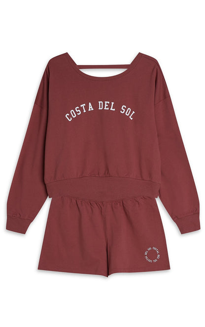 3-Piżama Henderson Ladies 42772 Nimes dł/r S-XL maroon-3