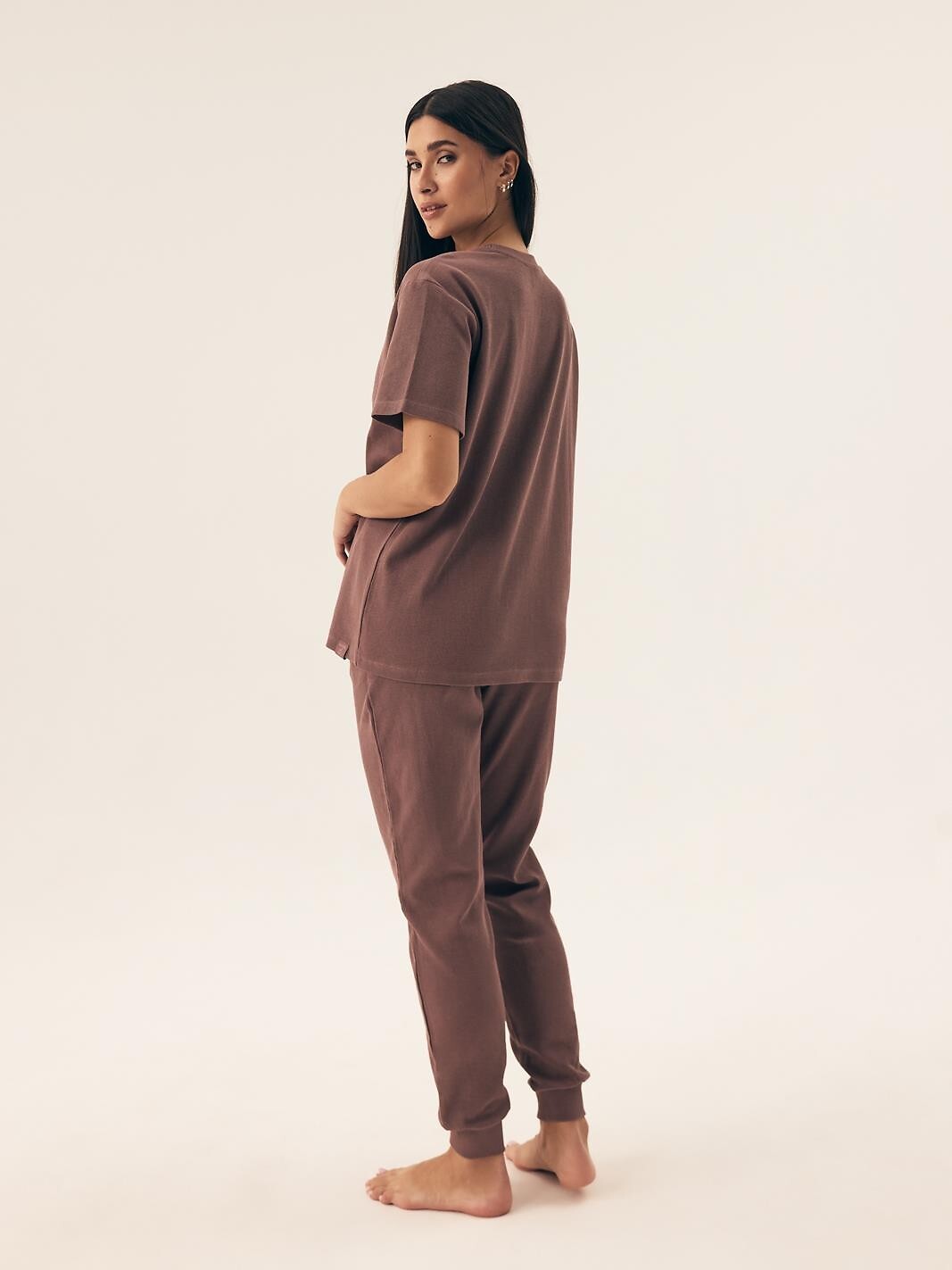 7-Piżama Henderson Ladies 43349 Nilsa kr/r S-L coffee-7