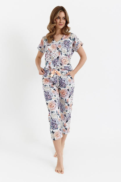 4-Piżama Cana 468 kr/r S-XL fioletowy-kwiatki-4