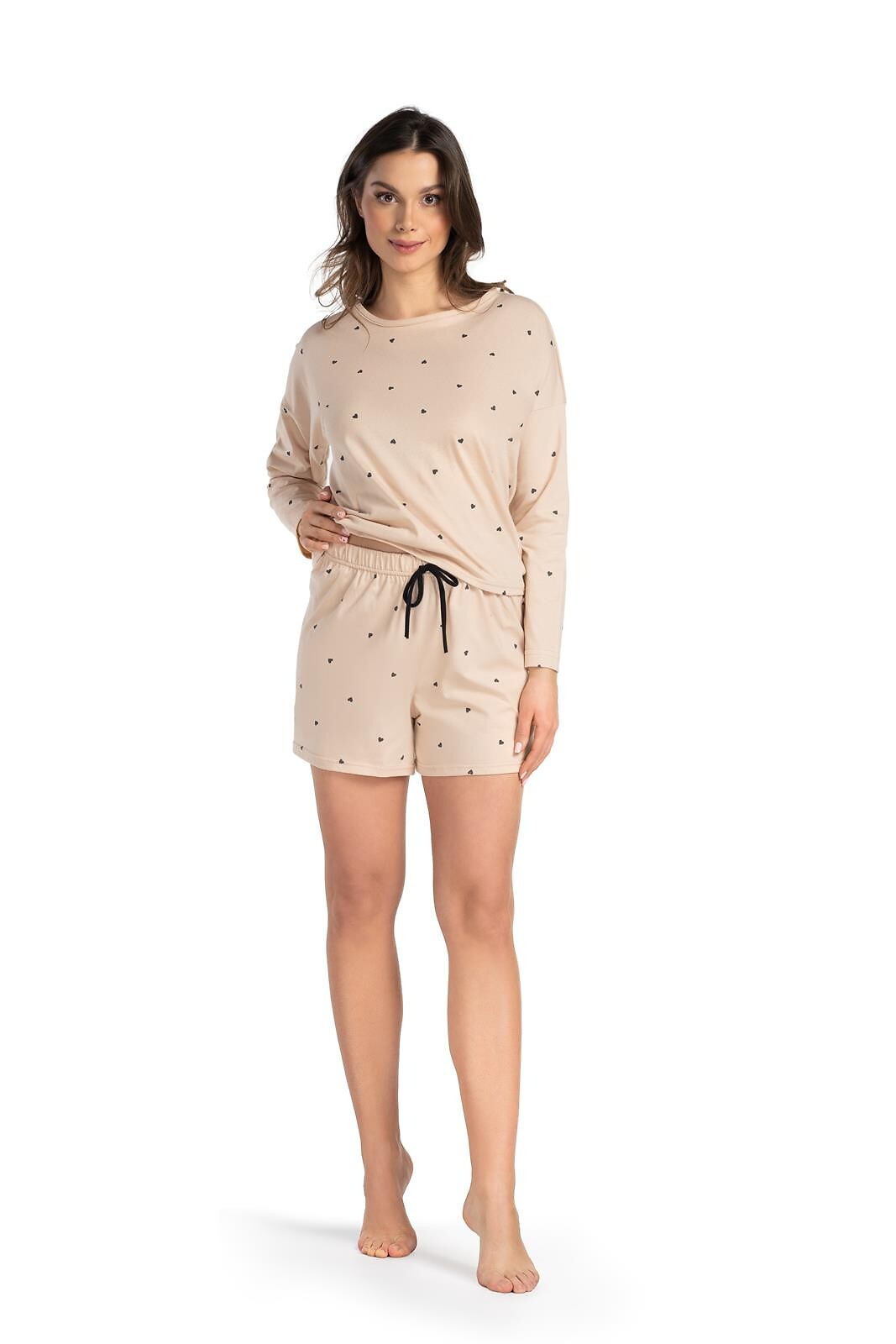 3-Piżama Belle Reverie Delphine dł/r S-XL beżowy-3