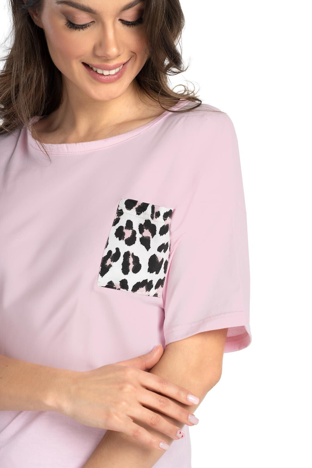 3-Piżama Belle Reverie Lisette kr/r S-XL różowy-3