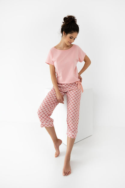 5-Piżama Sensis Lydia kr/r S-XL łososiowy-5