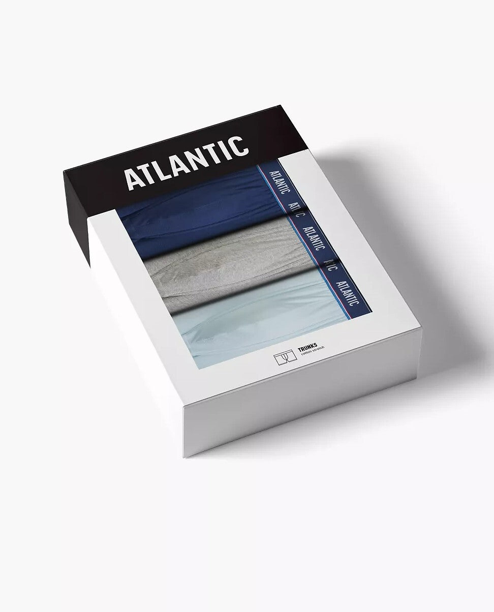 7-Bokserki Atlantic 3MH-214 A'3 granatowy-koralowy-szmaragdowy-7