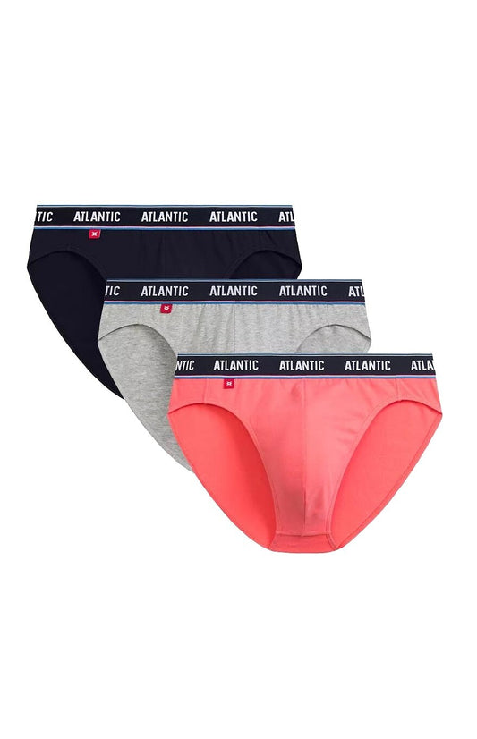 1-Slipy Atlantic 3MP-200 A'3 S-2XL granatowy-koralowy-szmaragdowy-1