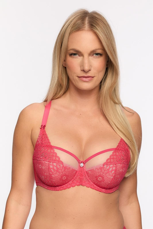 3-Biustonosz semi soft Gaia BS 1292 Clementine koralowy-3