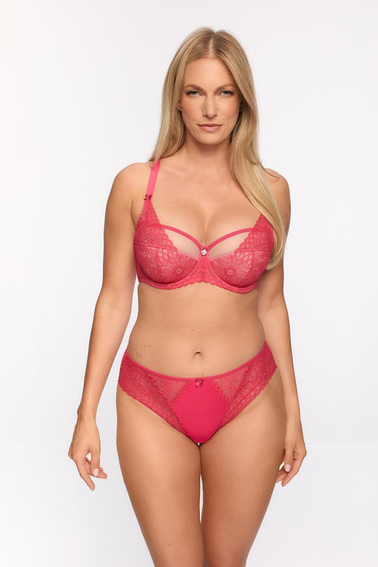 1-Biustonosz semi soft Gaia BS 1292 Clementine koralowy-1