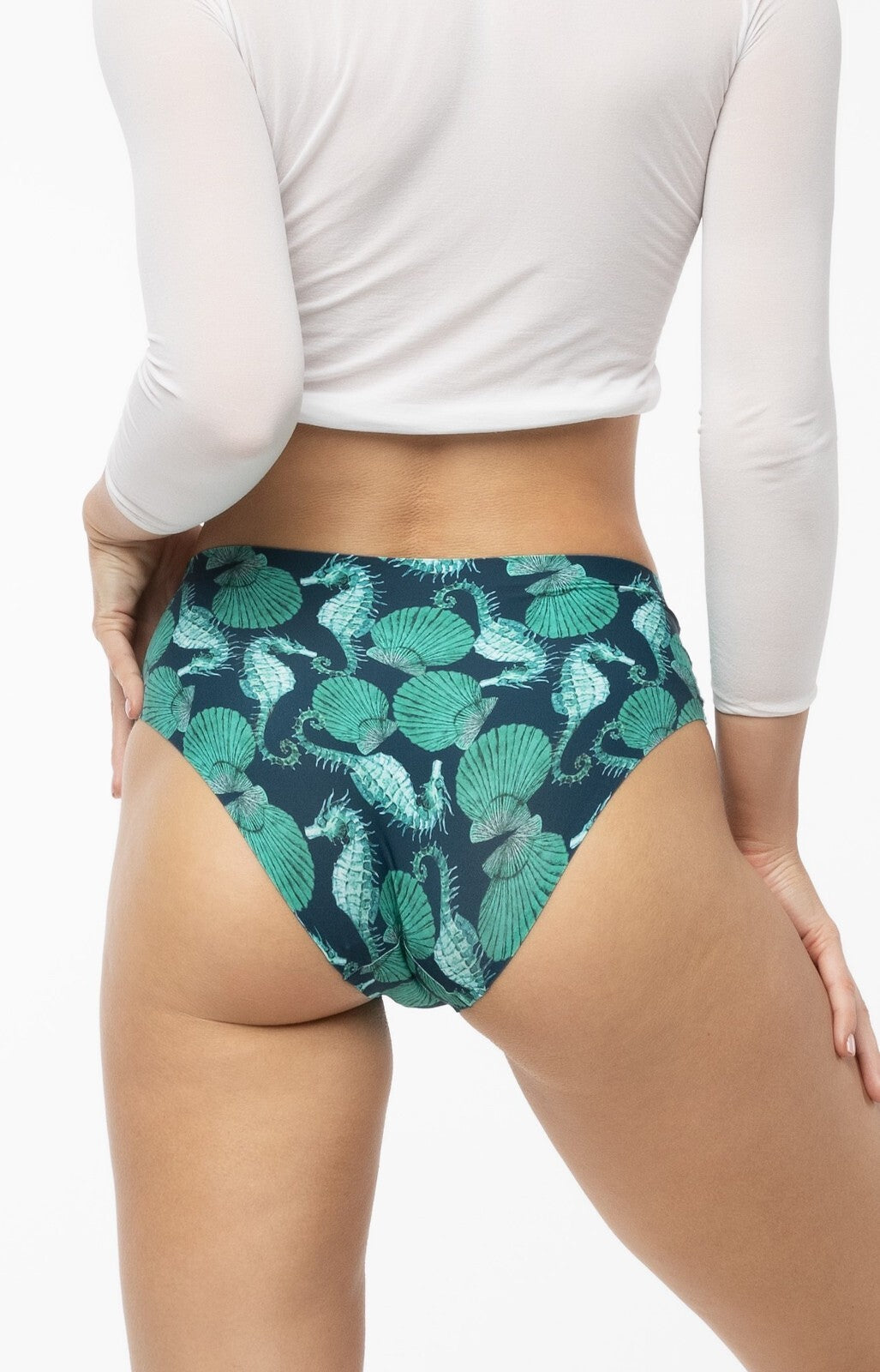 3-Figi Julimex Sea Story Simple Classic S-XL zielony-granatowy-3