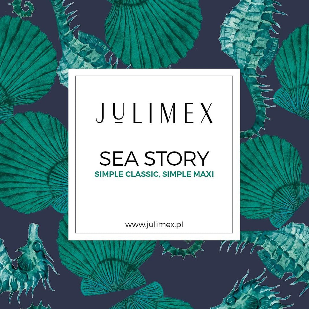 5-Figi Julimex Sea Story Simple Maxi S-2XL zielony-granatowy-5