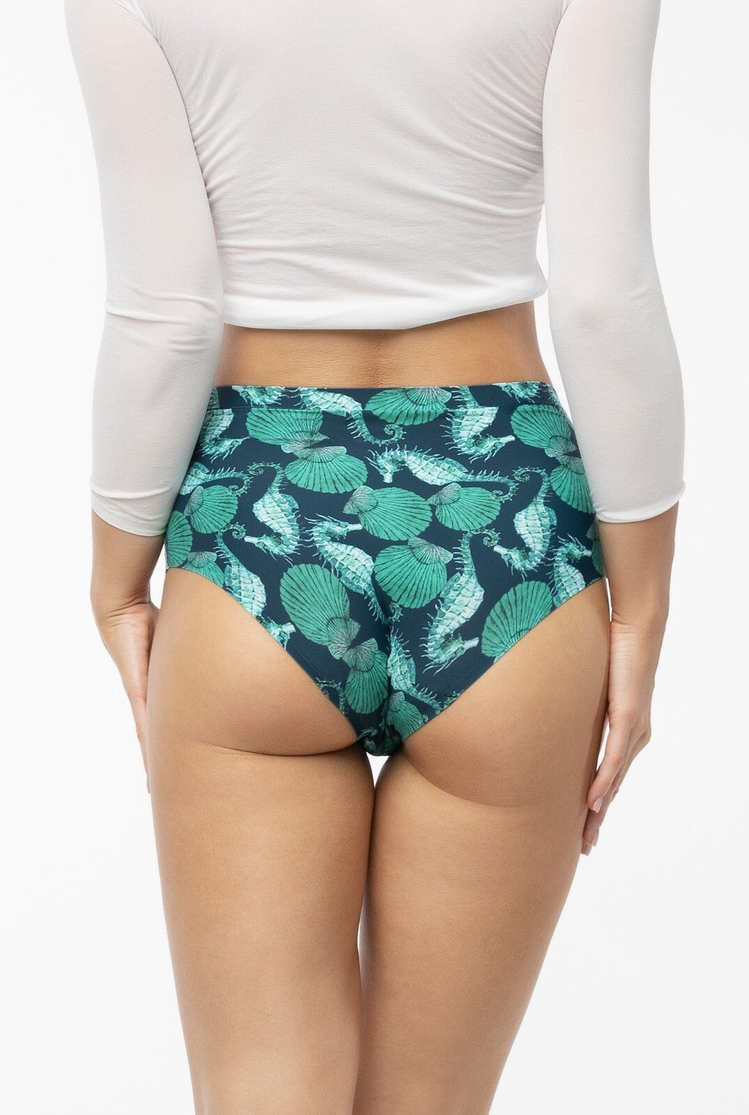 3-Figi Julimex Sea Story Simple Maxi S-2XL zielony-granatowy-3