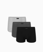 3bmh-007 - grigio melange - boxer da uomo in cotone