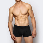 3bmh-007 - grigio melange - boxer da uomo in cotone