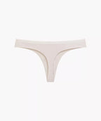 3clp-017 - ecru -.perizoma da donna in cotone tinta