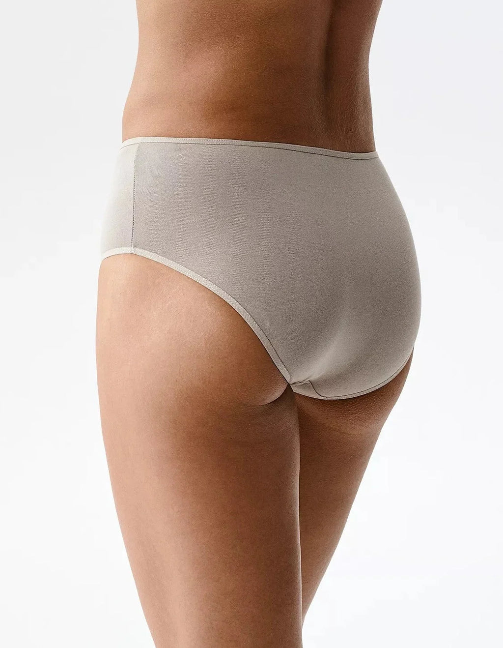 3clp-020 - beige - slip classici da donna in cotone