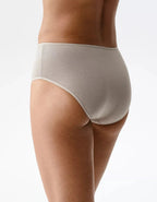 3clp-020 - beige - slip classici da donna in cotone