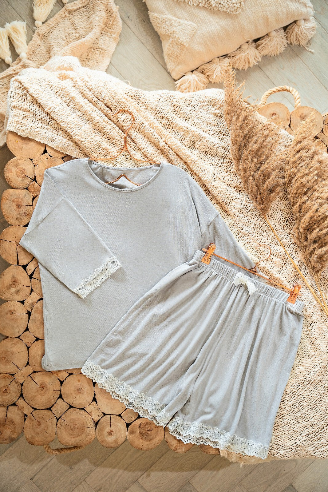 2-Piżama Belle Reverie The Promise MK 36 1/2 S-XL srebrny-2