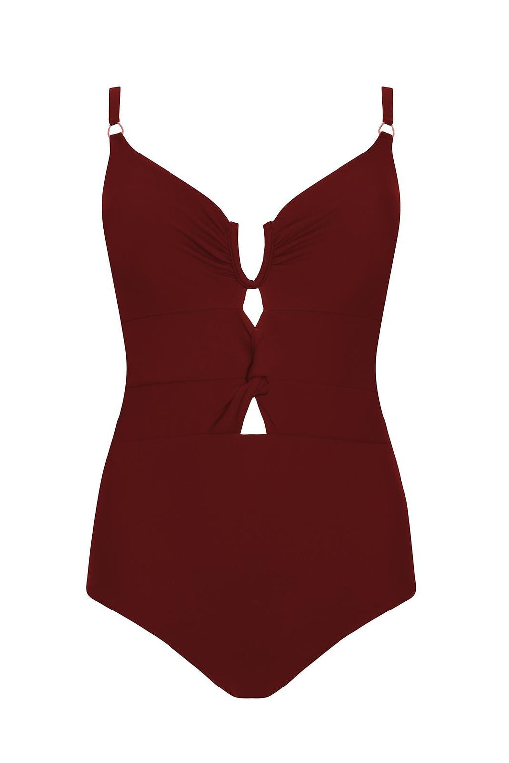 Traje de baño de una pieza con recortes geométricos (Fuerteventura 2)