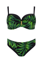 Bikini de dos piezas con ribete en contraste y soporte óptimo (Capo Verde 1)