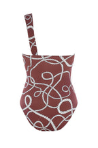 Traje de baño asimétrico de una pieza (Milos 2)