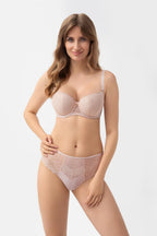 3-Biustonosz balkonetka Gorsenia G009 Daria Beżowy beżowy-3