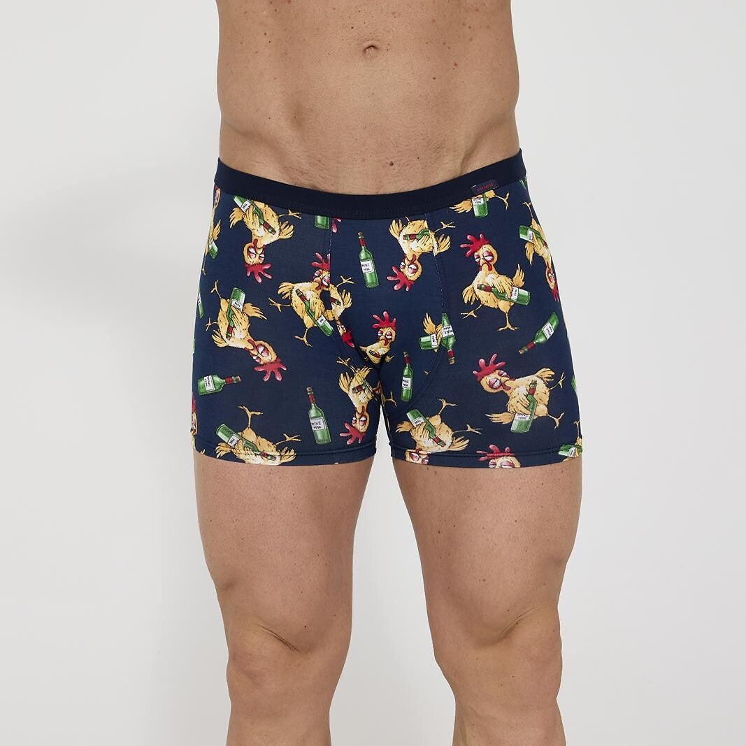 Chicken | Boxer da uomo in cotone elasticizzato - Tattoo - 280/255 - Lullaby Lingerie