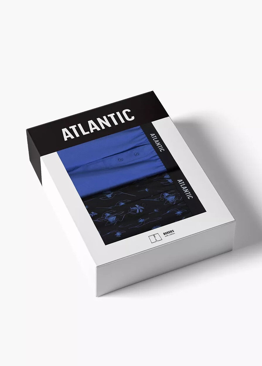 Boxer morbido con bottoni in 100% cotone - Pack da 2 pezzi - 2MBX-093 - Lullaby Lingerie