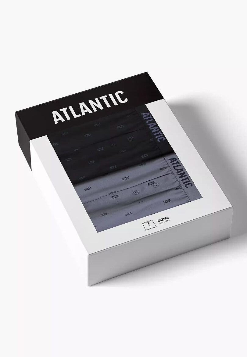 Boxer morbido con bottoni in 100% cotone - Pack da 2 pezzi - 2MBX-086 - Lullaby Lingerie