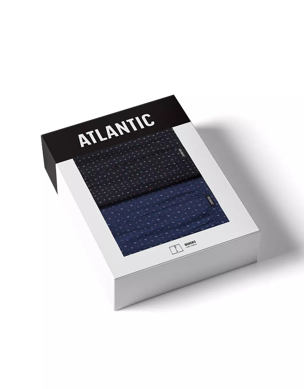 Boxer morbido con bottoni in 100% cotone - Pack da 2 pezzi - 2MBX-090 - Lullaby Lingerie