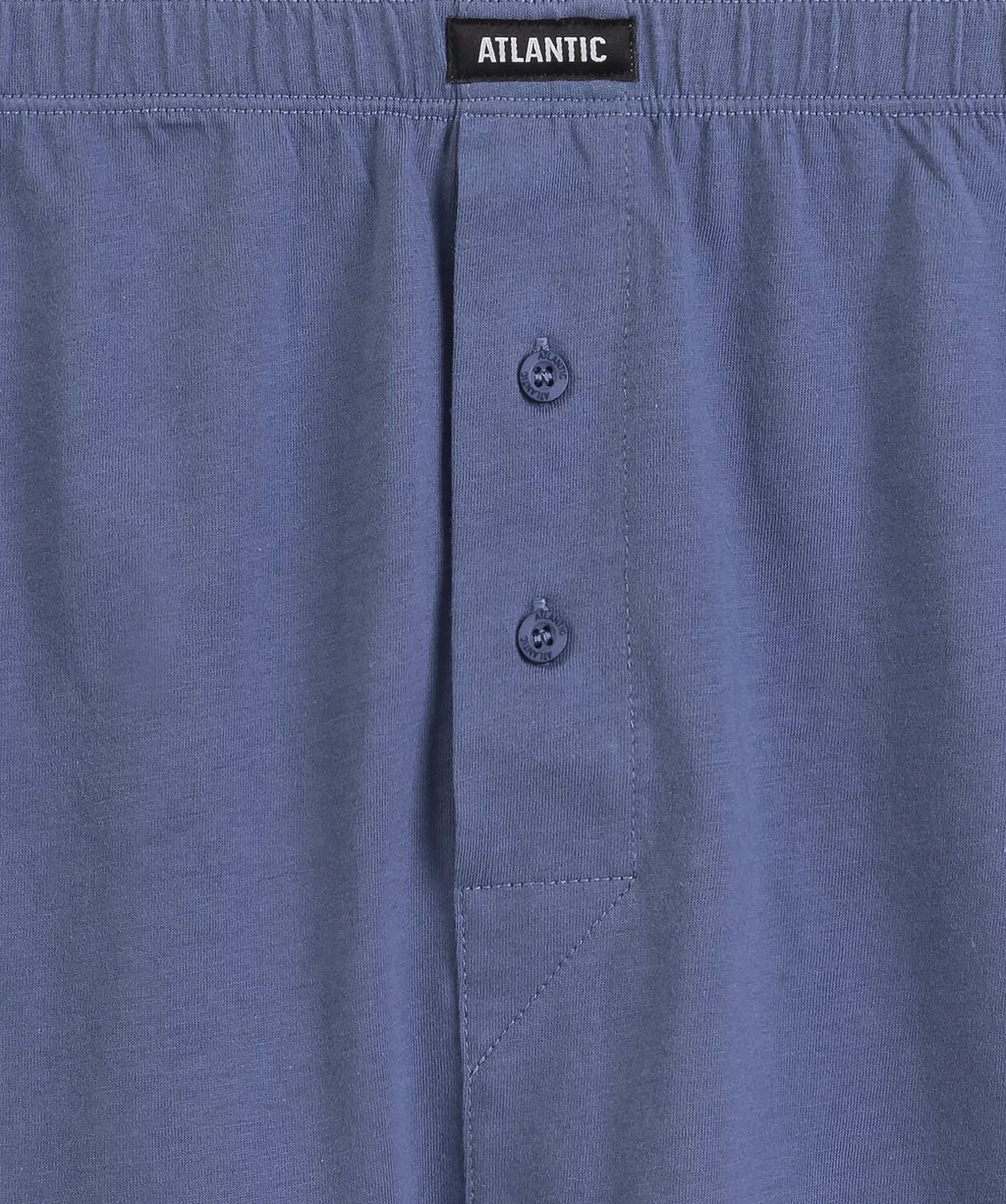 Boxer morbido con bottoni in 100% cotone - Pack da 2 pezzi - 2MBX-054 - Lullaby Lingerie