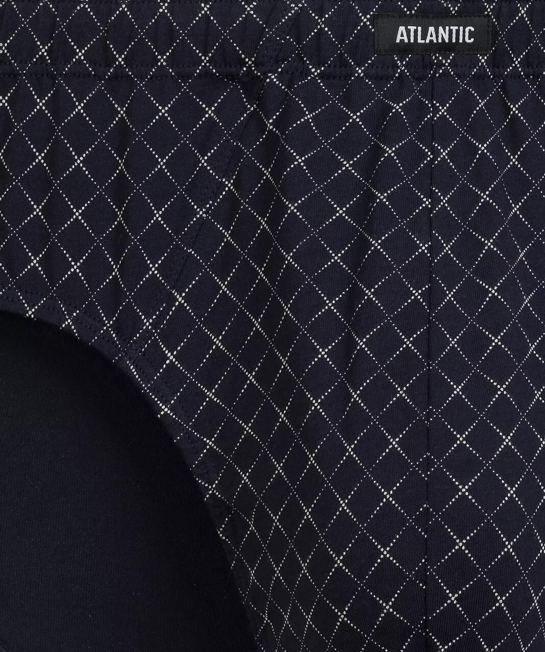 Slip Uomo Classici Atlantic – Set da 3 Pezzi in Cotone a Fantasia - 3MP-218 - Lullaby Lingerie