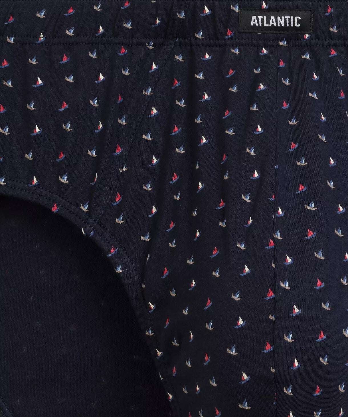 Slip Uomo Classici Atlantic – Set da 3 Pezzi in Cotone a Fantasia - 3MP-215 - Lullaby Lingerie