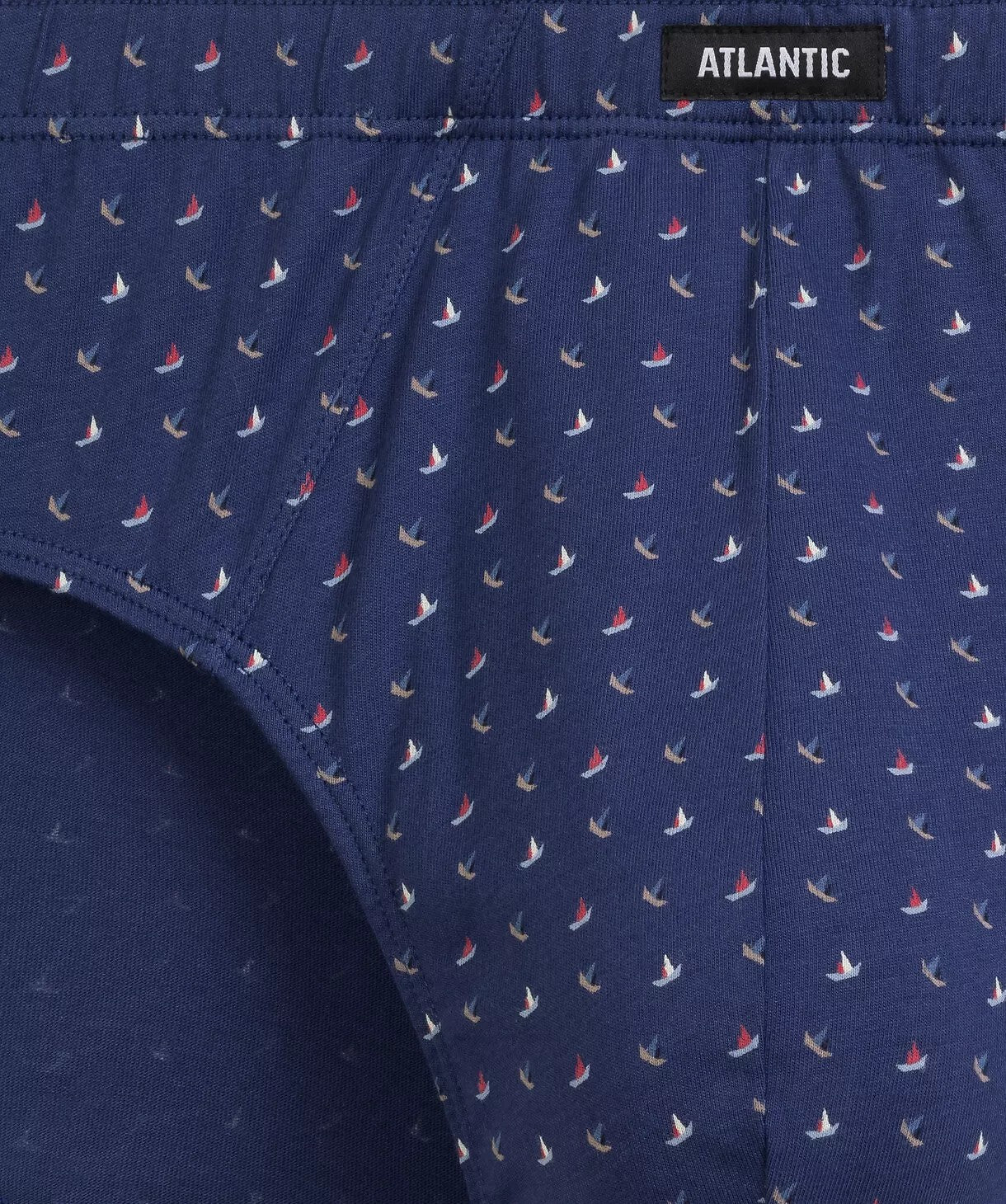 Slip Uomo Classici Atlantic – Set da 3 Pezzi in Cotone a Fantasia - 3MP-215 - Lullaby Lingerie