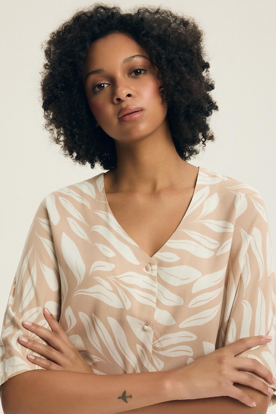 2-Piżama Henderson Ladies 43688 Dextra 3/4 S-3XL rozpinana peach-2