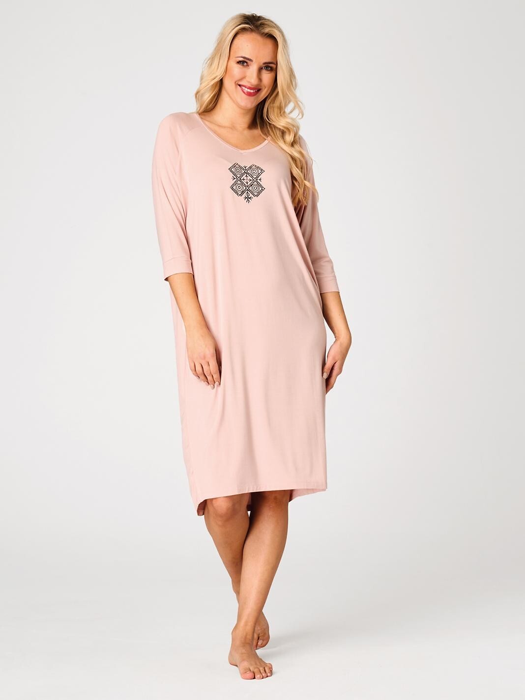 2-Koszula Key LND 731 B26 3/4 S-XL damska morelowy-2